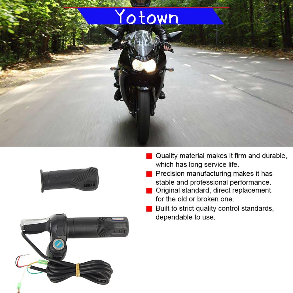 Yotown Bộ điều khiển tốc độ chải bằng đèn LED 48V 500W Xe đạp điện có tay ga Giá 606,000 Đồng*Miễn phí vận chuyển