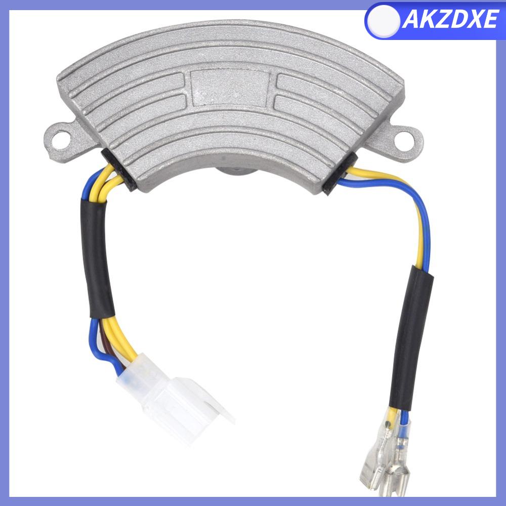 AKZDXE 2KW Bộ điều chỉnh điện áp tự động AVR Một pha Phong cách nửa trăng Phụ tùng máy phát điện chạy xăng Màu xám Chống ẩm Bộ điều chỉnh điện áp máy phát điện Phụ tùng thay thế