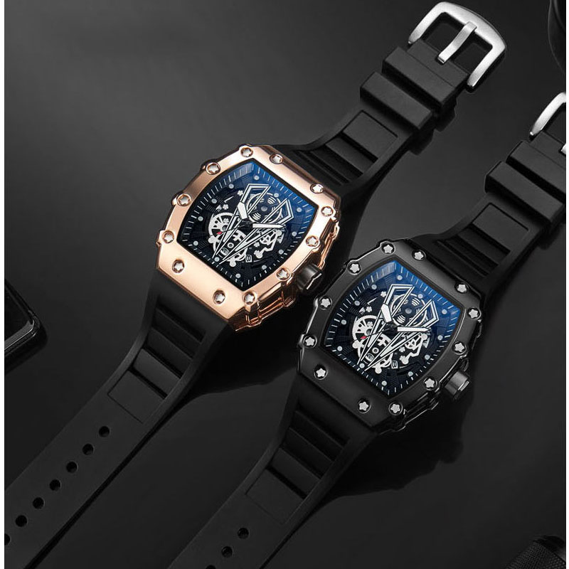 Watch Large Dial Men's Quartz Waterproof Sports Watch Square Men's Watch Luminous Watch Men's Watch