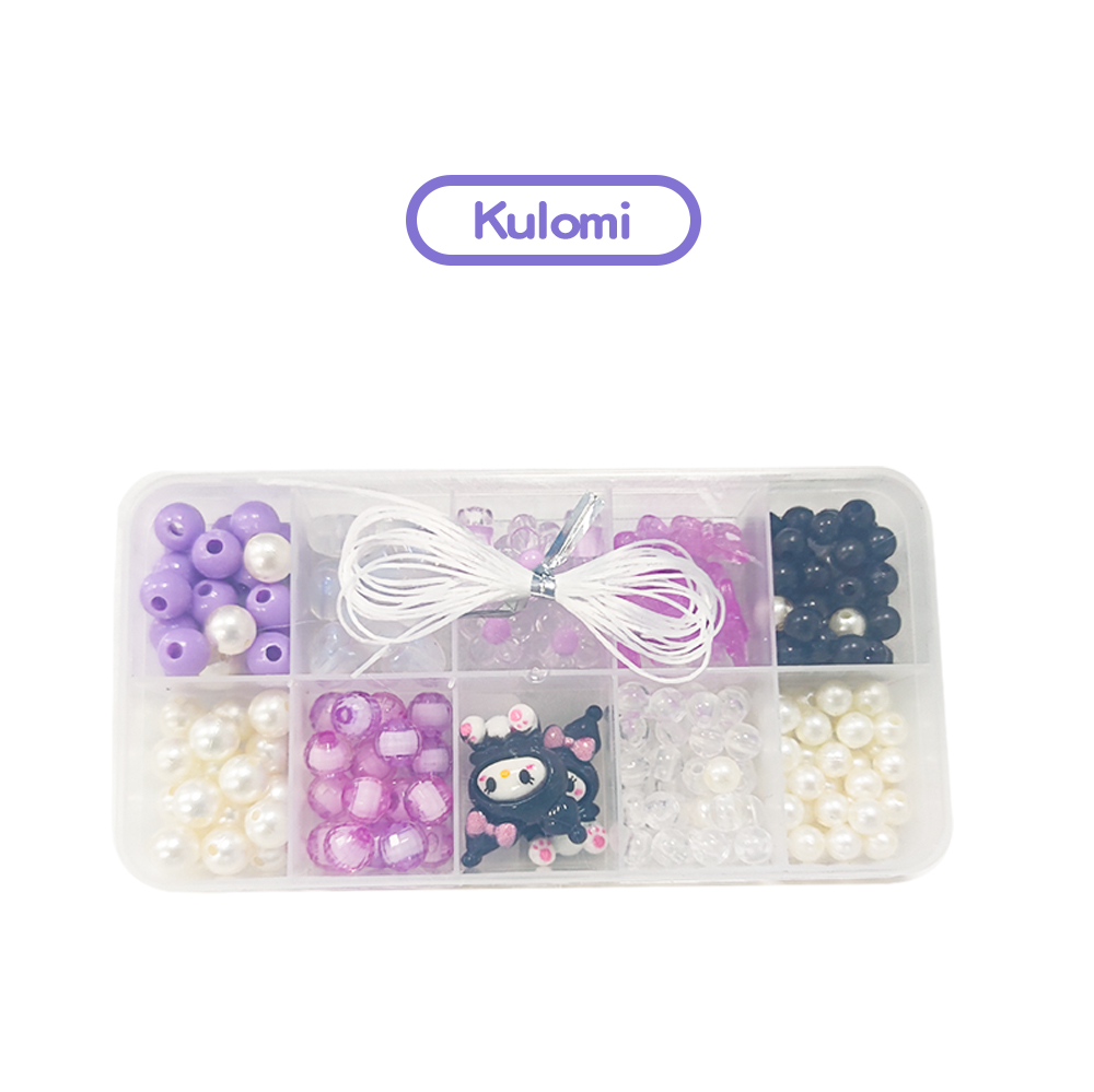 Diy Beads Kuromi DIY Bracelet Kit Complete Set For Kids Toys For Girls