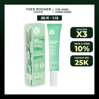 Gel Chấm Mụn Và Giảm Viêm Cấp Tốc Sebo Pure Vegetal Sos Spot Eraser Targeted Care Blemish-Prone Skin Tube 10Ml
