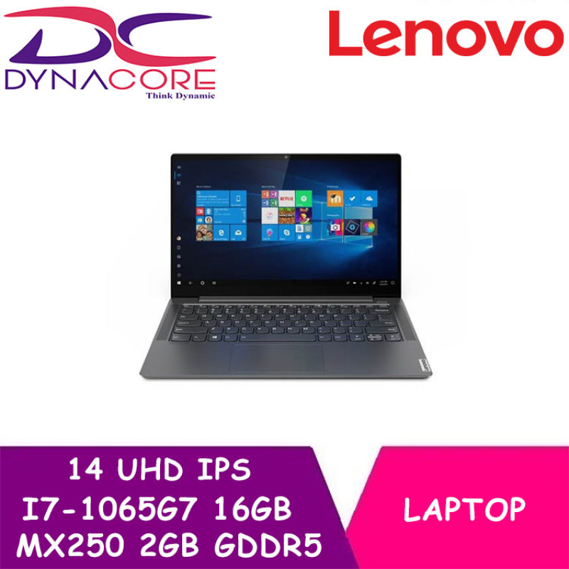 DYNACORE - LENOVO S740 14IIL 81RS0013SB 14.0 UHD IPS 500Nites / I7-1065G7 /16GB LDDR4 /1TB PCIE SSD / MX250 2GB GDDR5 / NO ODD / WIN 10