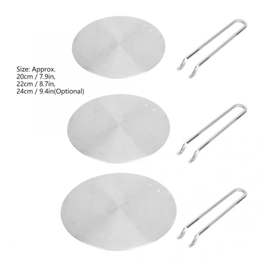 Stainless Steel Induction Cooker Heat Diffuser Induction Plate Adapter Converter Gas Kitchen Electric Cooker Plate Solar Cooker