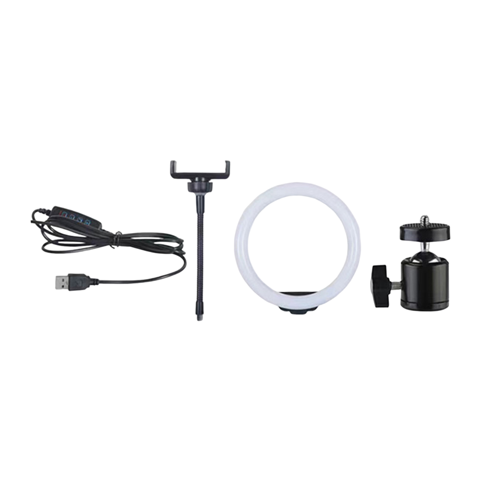 NEWMANA 6/10/12 Inch Fill Light Adjustable 360 Degree Rotatable High Brightness Multifunction Switch LED Selfie Ring Light for Photography Convenient Fill Light