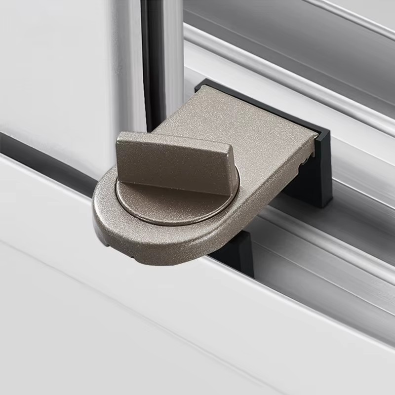 MLADEN Window Safety Lock Aluminum Alloy Sliding Lock Sliding Door Anti-theft Lock Adjustable Buckle Window