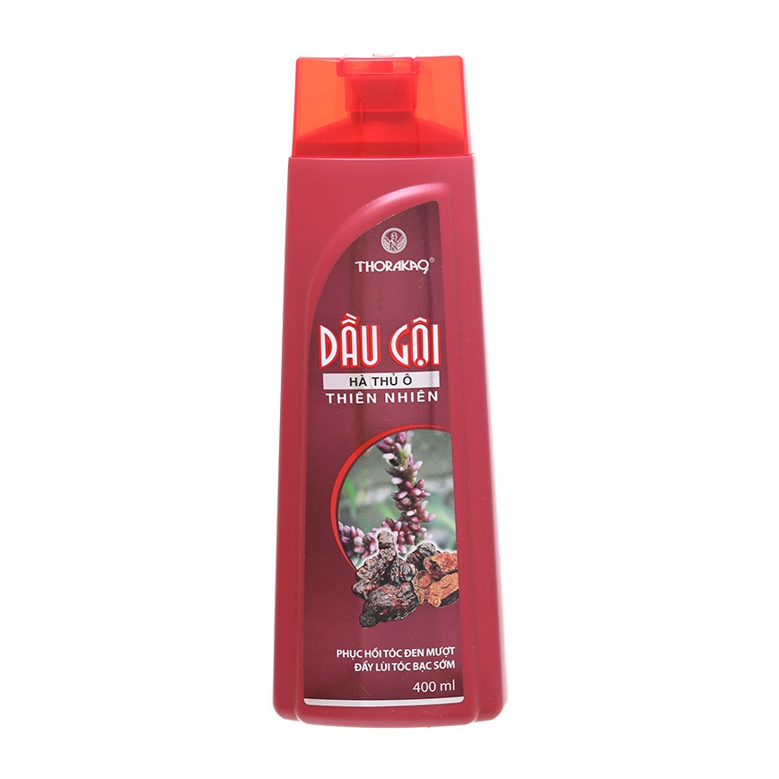  Dầu gội Thorakao Hà Thủ Ô phục hồi tóc đen mượt 400ml 