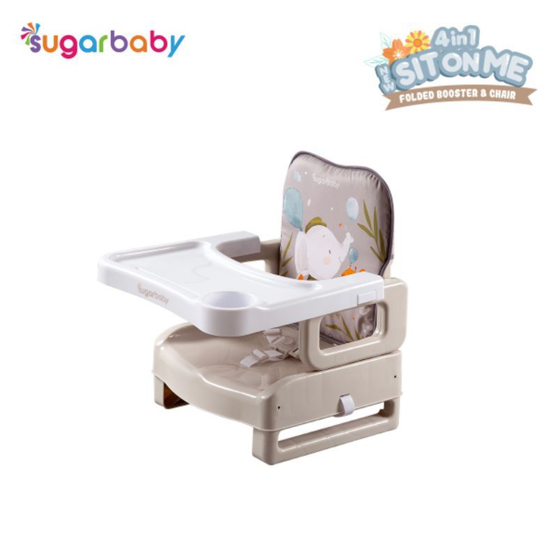 Sugarbaby 4in1 folded booster & chair kursi makan bayi lipat free bubble wrap