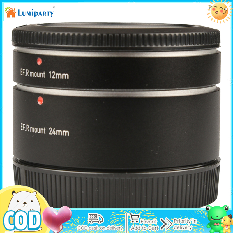 Eosr 12mm 24mm Auto Focus Macro Extension Tube Lens Adapter Ring Compatible For Canon Eosr R5 R6 Eosrp Rf Mount Camera