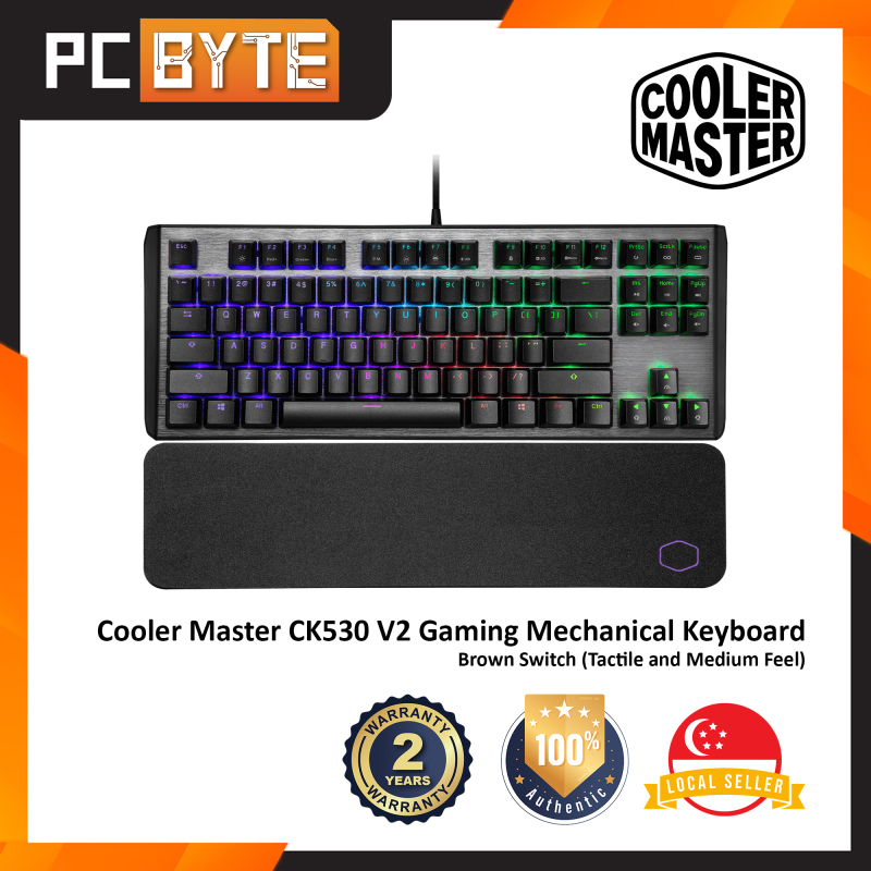 Cooler Master CK530 V2 - Gaming Mechanical Keyboard (TKL, RGB Backlight) Singapore