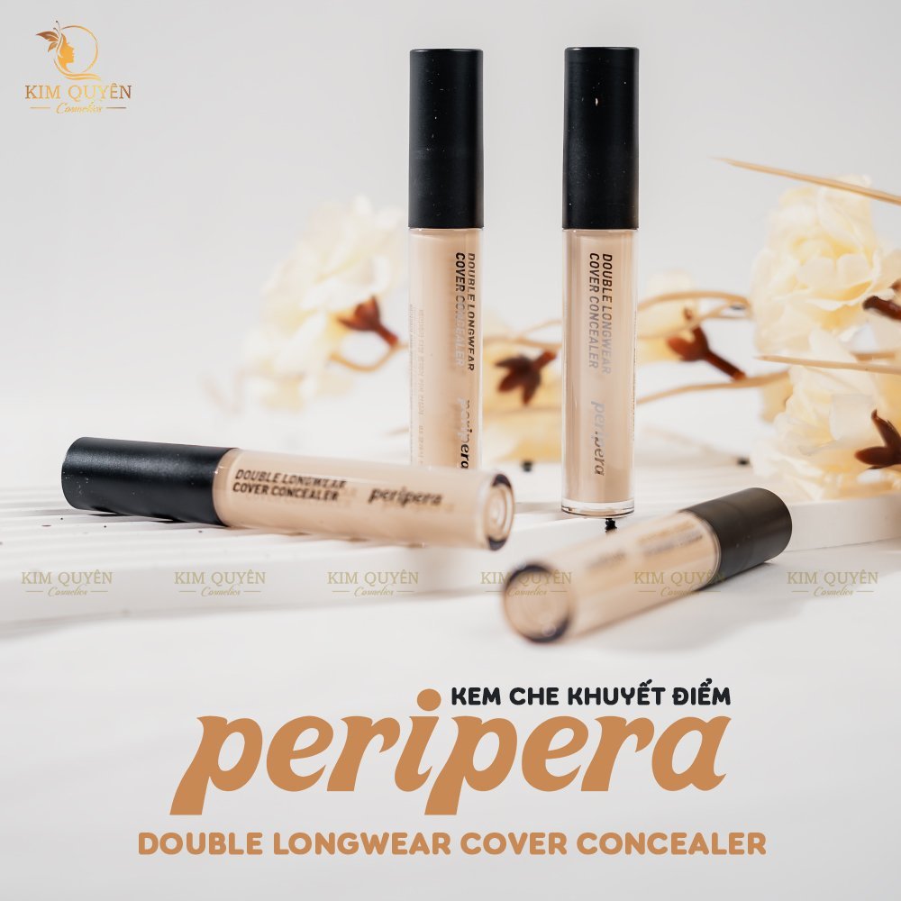 [Peripera] Kem Che khuyết điểm Peripera Double Longwear Cover Concealer