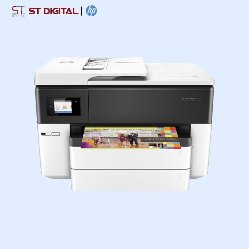 [Singapore Warranty] HP OfficeJet Pro 7740 Wide Format All-in-One Printer Inkjet Printer Colour Printer Color Printer Singapore