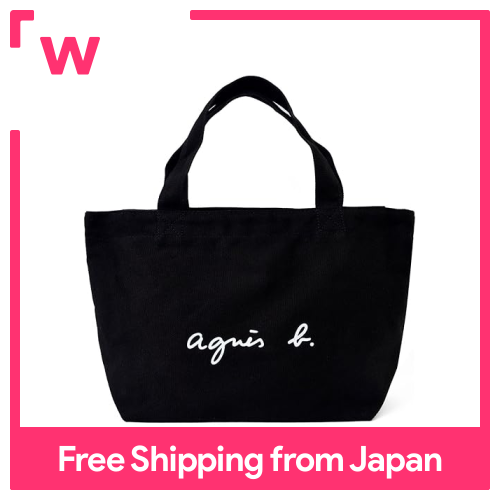Agnes B Tote Bag - Reversible Logo Design, Women'S Canvas, Dark