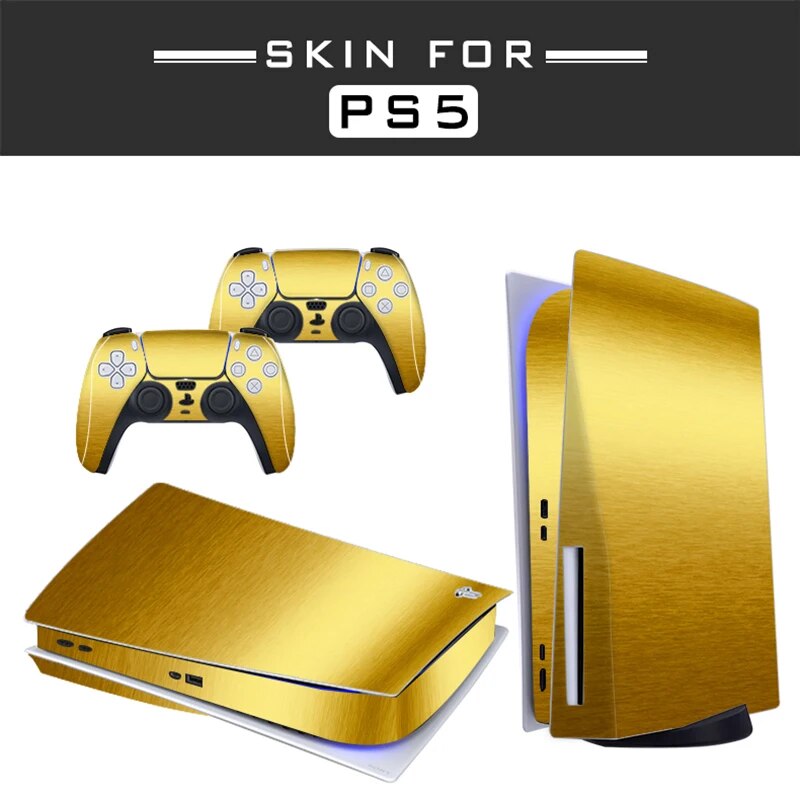 【Special Promotion】 Carbon Fiber Ps5 Standard Disc Edition Skin Sticker Decal Cover For 5 Console Controller Ps5 Protection Case