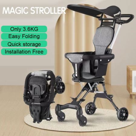 Magic Stroller - Lightweight Foldable Travel Stroller for Baby