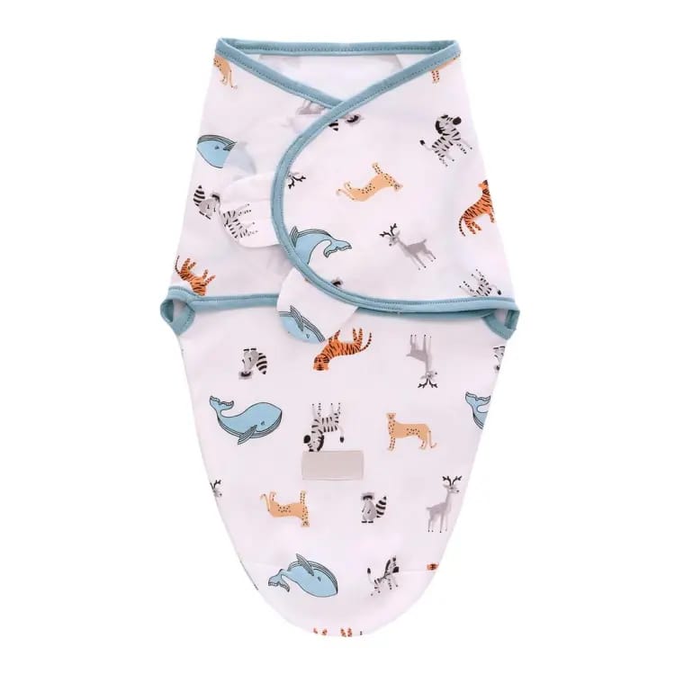 Just Born Mall Newborn Baby Infant Kids Soft Swaddle Wrap Blanket Sleeping Bag in Multicolor