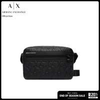 Armani Exchange กระเป๋าเมสเซนเจอร์ผู้ชาย รุ่น XM000240-AF12133-UC001 สีดำ