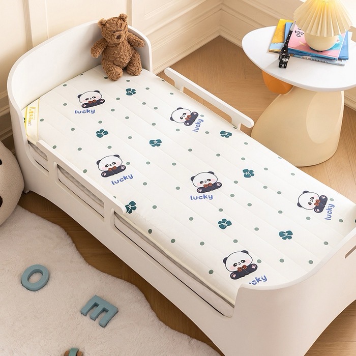 Baby Mattress Crib Mattress Crib Mattress Baby Breathable Mattress Kindergarten Mattress Kindergarten Sleeping Pad Childrens Baby Mattress Pure Cotton Cartoon Mattress Environmental Protection and No Odor