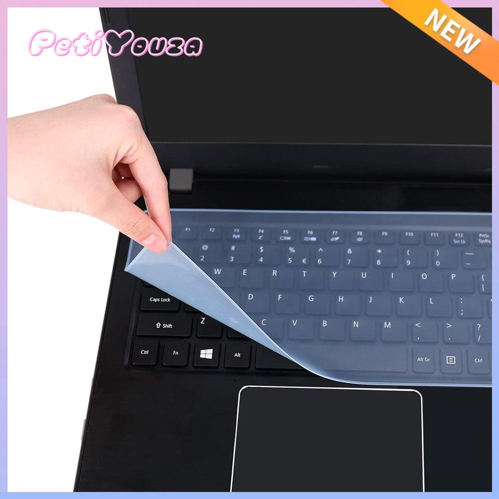 PETIYOUZA Trong suốt Chống bụi Đa năng Da bàn phím Máy tính xách tay Nắp bàn phím máy tính xách tay 13 15 17 inch