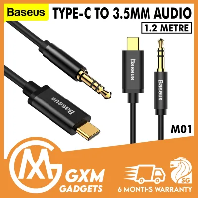 Baseus M01 Type-C to 3.5mm Aux Audio extension Audio Adapter Converter Type C Male to 3.5m Male Samsung Huawei Xiaomi Oppo