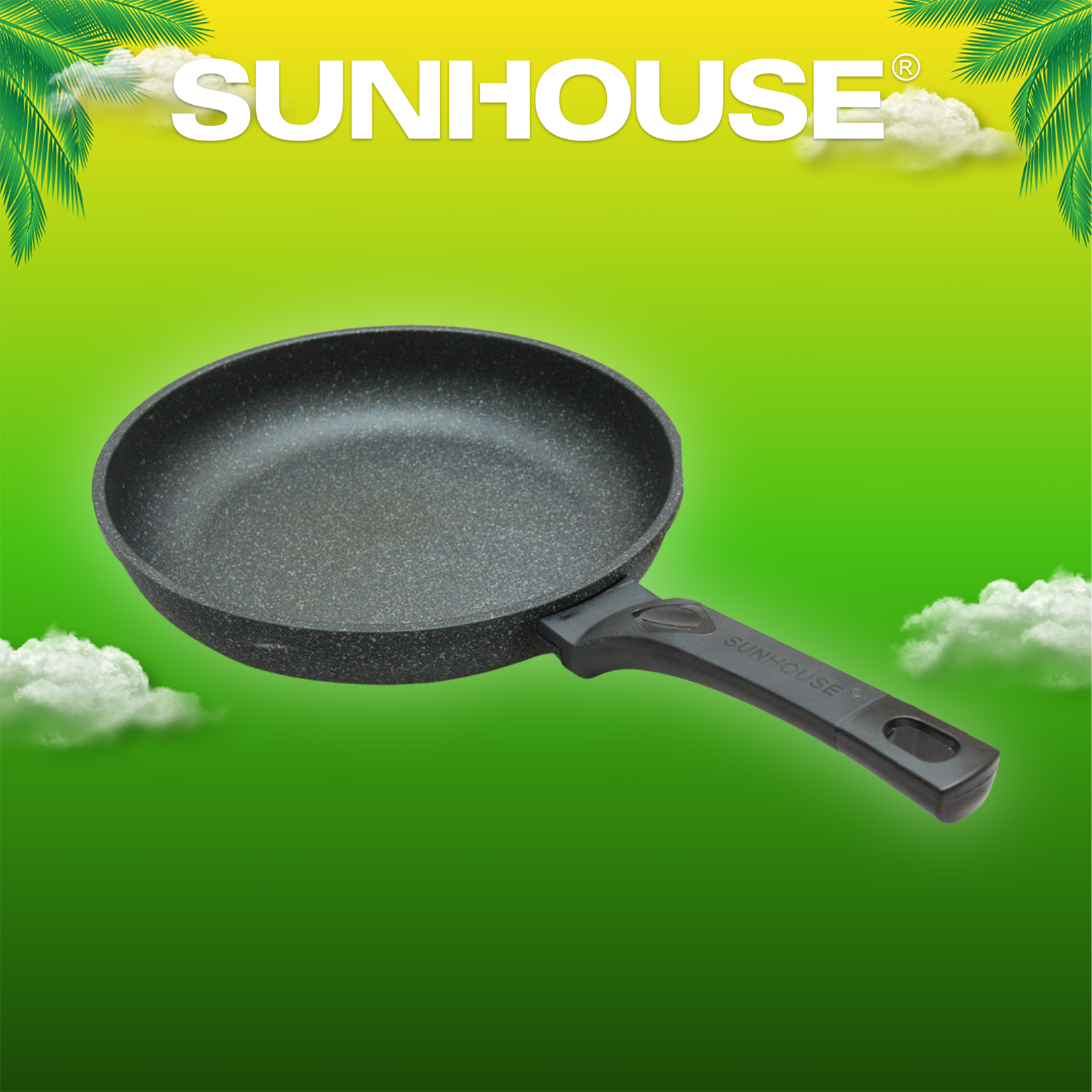 Chảo siêu bền đá sunhouse sbd28