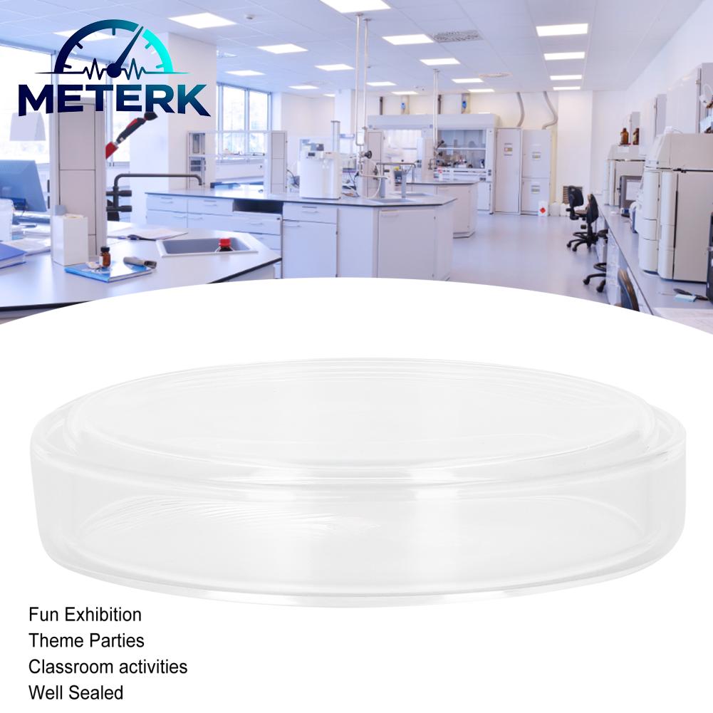 Meterk เครื่องมือในห้องปฏิบัติการ โครงการทดลอง จานเพาะเชื้อโบโรซิลิเกต ทนกรดและด่าง ปลอดภัยและเสถียรสำหรับงานปาร์ตี้เพื่อความสนุกสนาน โครงการนิทรรศการ ราคา 785 บาท*ส่งฟรี