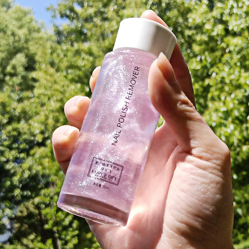 55ml Pink Color Mild Nail Polish Remover Normal Nail Polish Liquid Remover