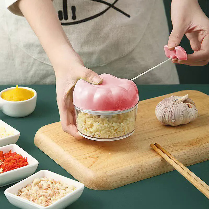 1PC New Màu Hồng Nhà Bếp Mini Nhà Nghiền Khoai Tây Tỏi Nghiền Nhãn Hiệu Trộn Thực Phẩm Tỏi Báo Chí Đặc Biệt Cho Nhà Bếp Nấu Ăn Máy