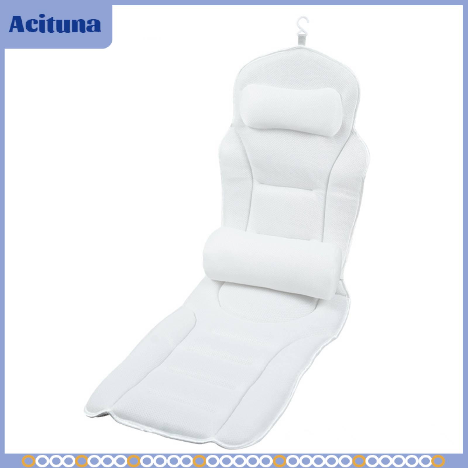 หมอนหนุนเพื่อสุขภาพ Memory Foam Acituna เบาะอ่างอาบน้ำพร้อมหมอนรองเอวเบาะอาบน้ำแบบเต็มตัวเบาะอ่างอาบน้ำแบบเต็มตัวรองรับเครื่องนอนหรูหรา ราคา 3,479 บาท*ส่งฟรี