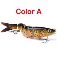 PROBEROS HS014  Umpan Pancing Casting Lure Swimbait 13.5cm 19g Sinking Buatan Bentuk Ikan Trout Wobbler Treble Hook 6# MN159
