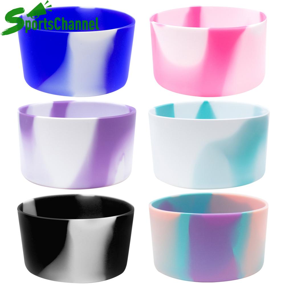 Sportschannel Silicone khởi động chống trượt dưới Bìa bảo vệ dưới đáy cơ sở bảo vệ cho Owala 24oz bình chai nước