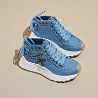 IELGY New Daddy Shoes for Women Autumn Student Sports Thick-soled Height-increasing Casual Shoes