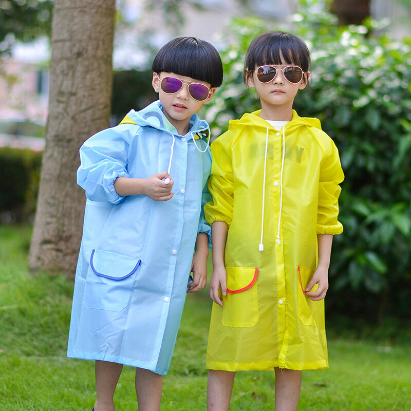 Ytl Raincoat, Polyester, Raincoat for Children, Cute Cartoon Pattern. Children's Raincoat