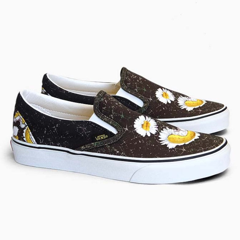 ladies van slip on shoes
