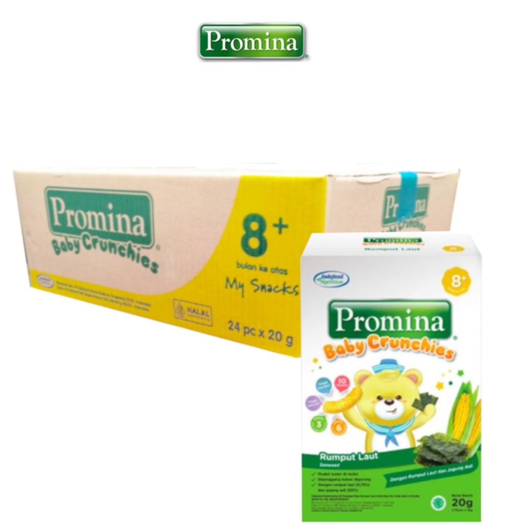 PER KARTON Promina Baby Crunchies 20gr ISI 24 PCS