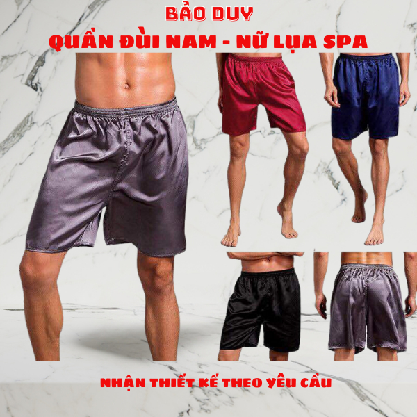 QUẦN ĐÙI LỤA SPA| chất liệu vải phi lụa mát, nhiều màu dành cho massage, xông hơi