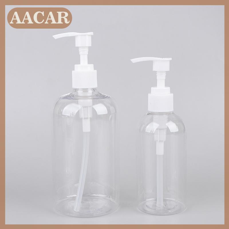 AACAR 200-500ml xách tay rỗng bơm Dispenser Chai Xi lanh dầu gội Lotion bền bơm lại container cho xà phòng lỏng