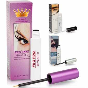 FEG Rapid Growth Eyelash Serum 3ml - Enhancer Oil with Care Brush for Longer, Fuller Lashes