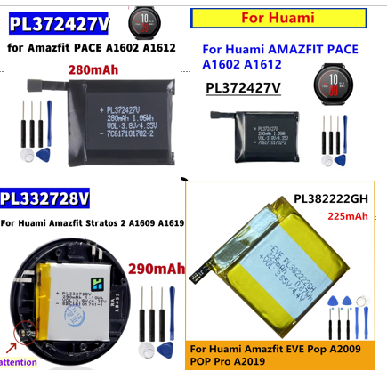 Huami Amazfit Amazfit Pace Battery Replacement Amazifit Ares A1608
