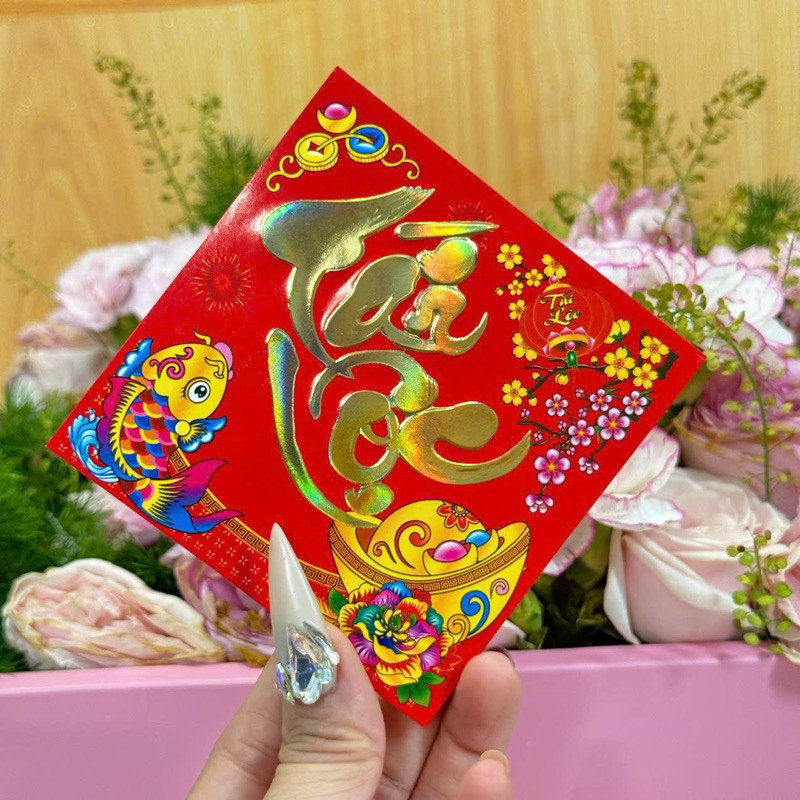 [ chuyên sỉ ] Sỉ 10 xấp dán dưa decal sẵn keo
