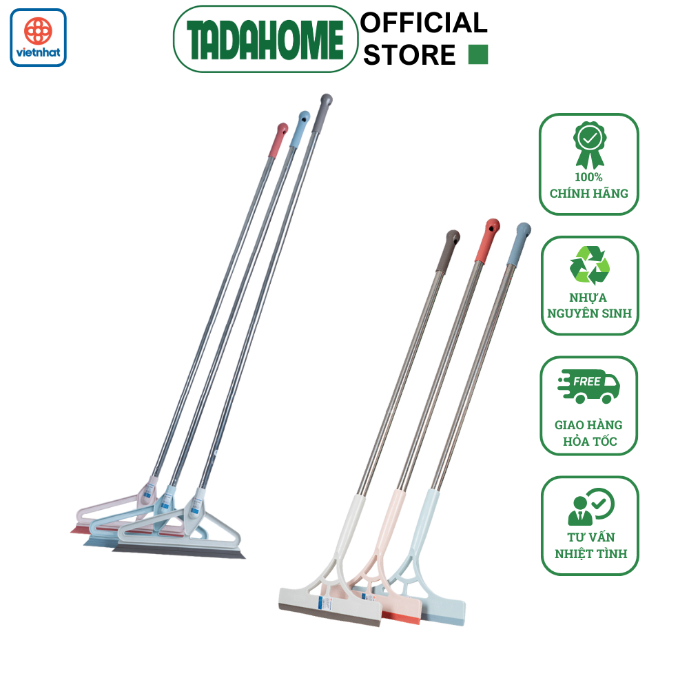 Cây Gạt Nước, Chổi Gạt nước Cán Inox Dài Việt Nhật 9501/23, Cây Lau Kính Lau Bụi - TADAHOME