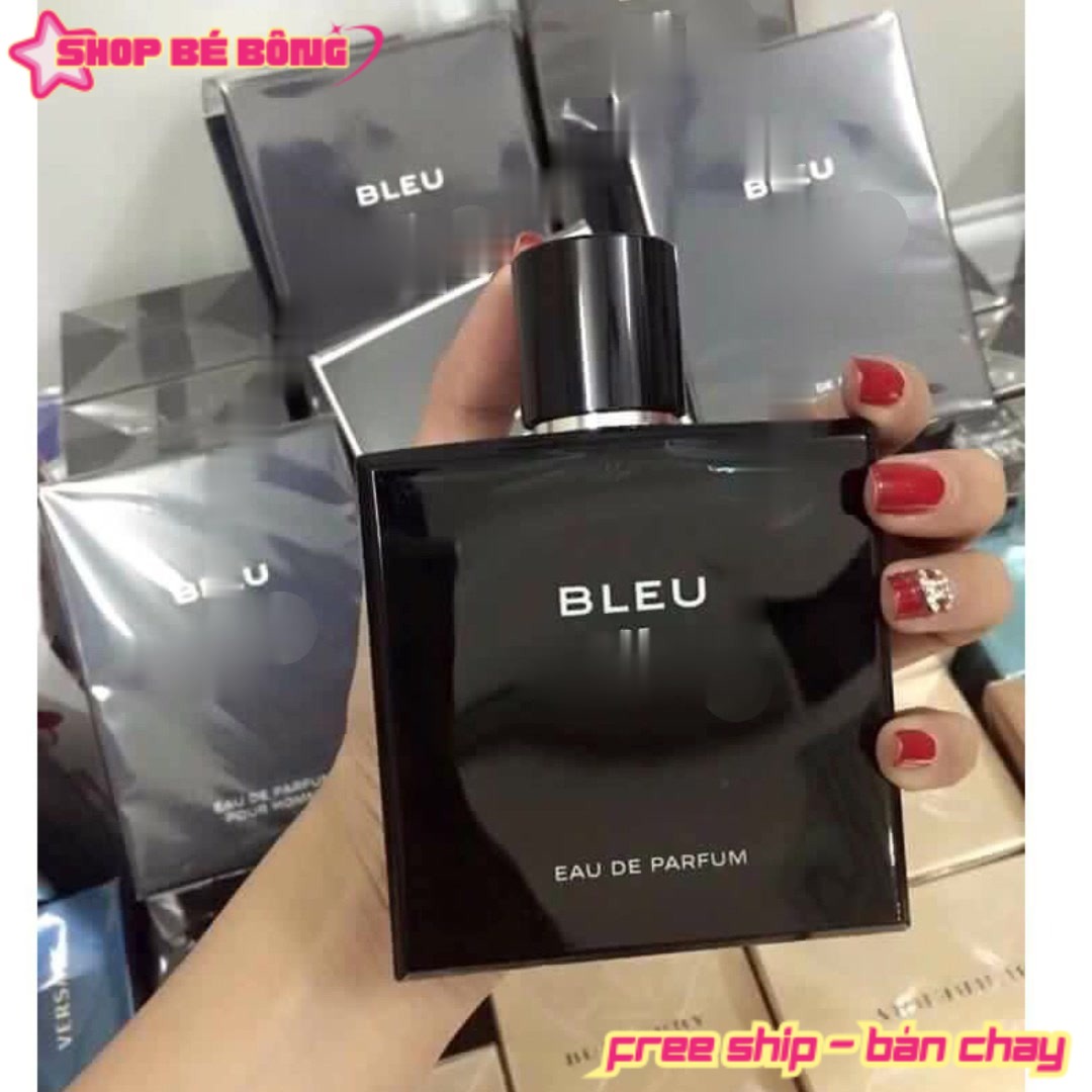 (BB) Nước Hoa Nam Blue Nắp Hit 100ml Lưu Hương Siêu Dai Bleu Hương Thơm Tươi mát , Sang trọng