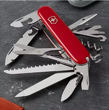 มีดพับอเนกประสงค์ใช้นอกบ้าน มีดพกอเนกประสงค์ มีดสวิส มีดพับ มีดพก มีดเดินป่า มีดพับเอนกประสงค์ 31 in 1 รุ่น GG-K030 (สีแดงใหญ่)