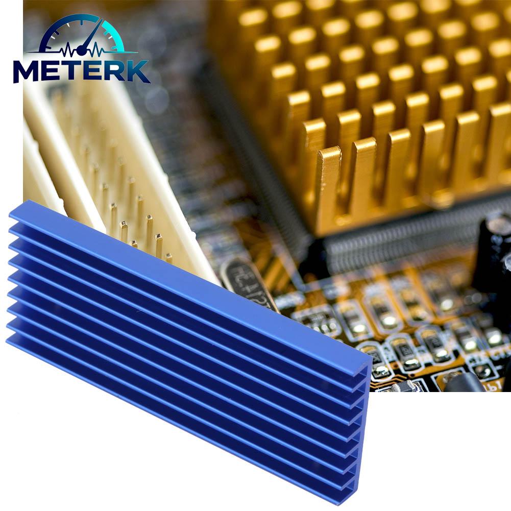 Meterk Heat Sink Practical Use Slotted Aluminum Durable Heatsink for Mainboard ราคา 33 บาท*ส่งฟรี