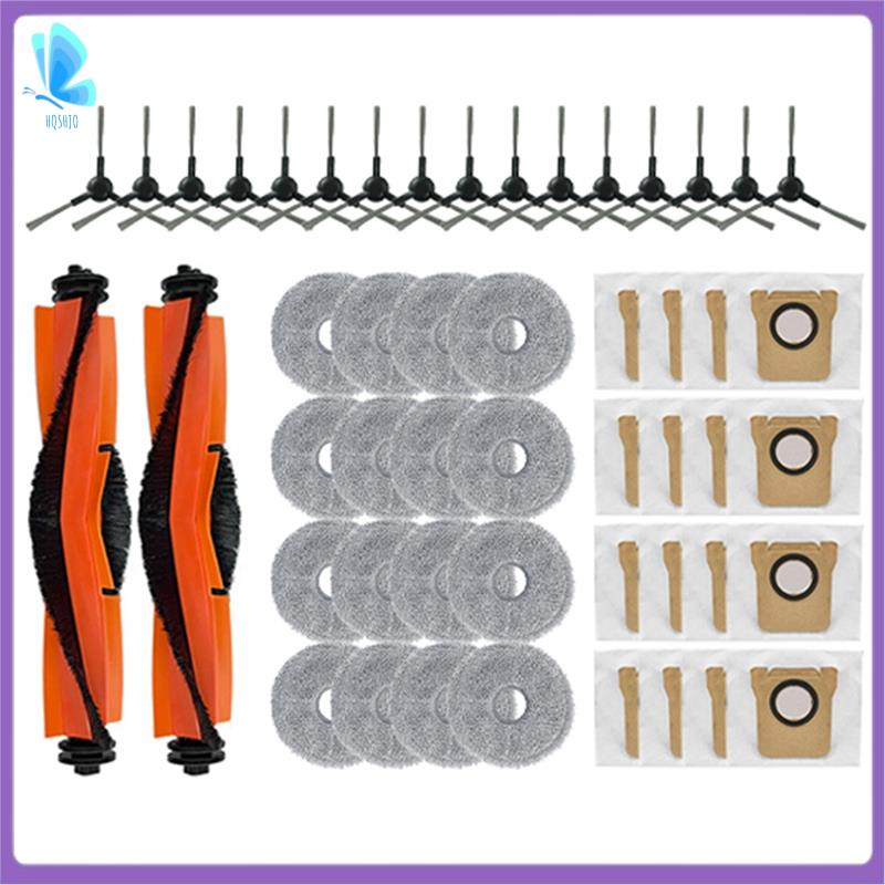 For Omni M30 D102 Robot Vacuum Cleaner Main Side Brush Mop Cloth Dust Bag Accessories Replacement Parts