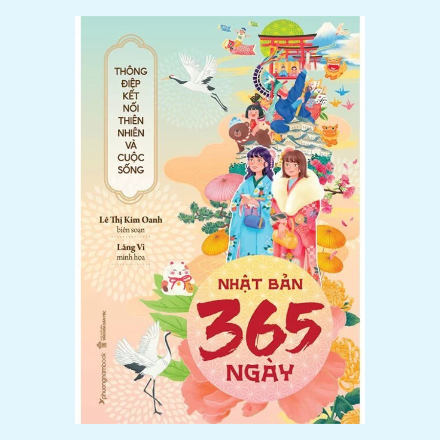 Sách - Nhật Bản 365 Ngày - Thông Điệp Kết Nối Thiên Nhiên Và Cuộc Sống (PNB)
