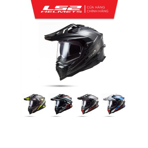 Mũ cào cào ls2 mx701 explorer carbon
