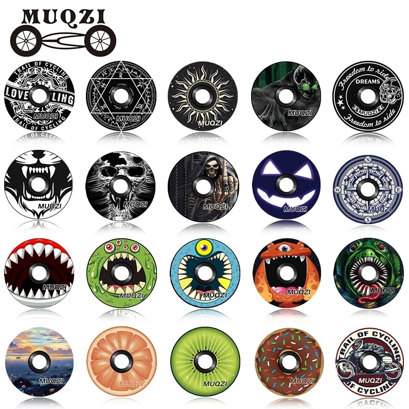 MUQZI Headset Top Cap Bike Aluminum Alloy Ultralight Stem Cap Compatible with All Road MTB 1-1/8" Fork Steerer