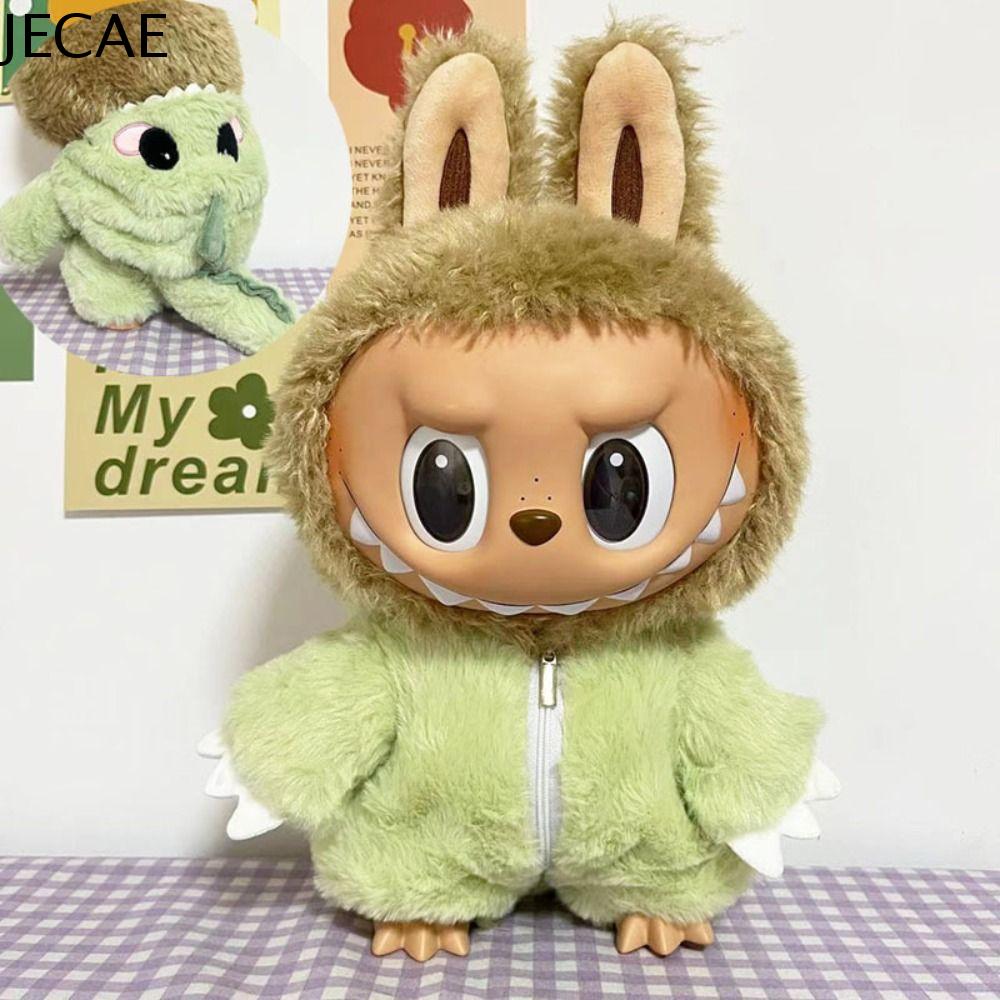 JECAE Quần áo búp bê Quần áo búp bê labubu Phụ kiện đồ chơi Váy Quần áo búp bê cotton 30cm Thời trang Đầy màu sắc Quần áo búp bê vải nhung lông Phụ kiện búp bê cotton