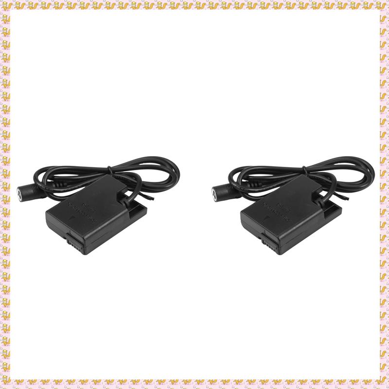 (JONP) 2X Full Decoded Dc Coupler En-El14 Dummy Battery Supply for P7800 P7700 P7100 D5600 D5500 D53