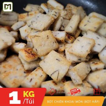 1KG bánh hấp bột chiên khoai môn đóng gói hút chân không dùng để chiên bột chiên
